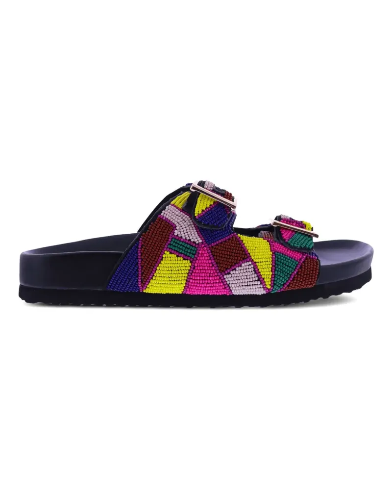 Inuovo Sandalen mit Perlen und Schnallenverschluss - Rosa Rosa