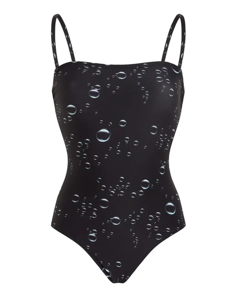 Vilebrequin Badeanzug mit Print - Schwarz Schwarz