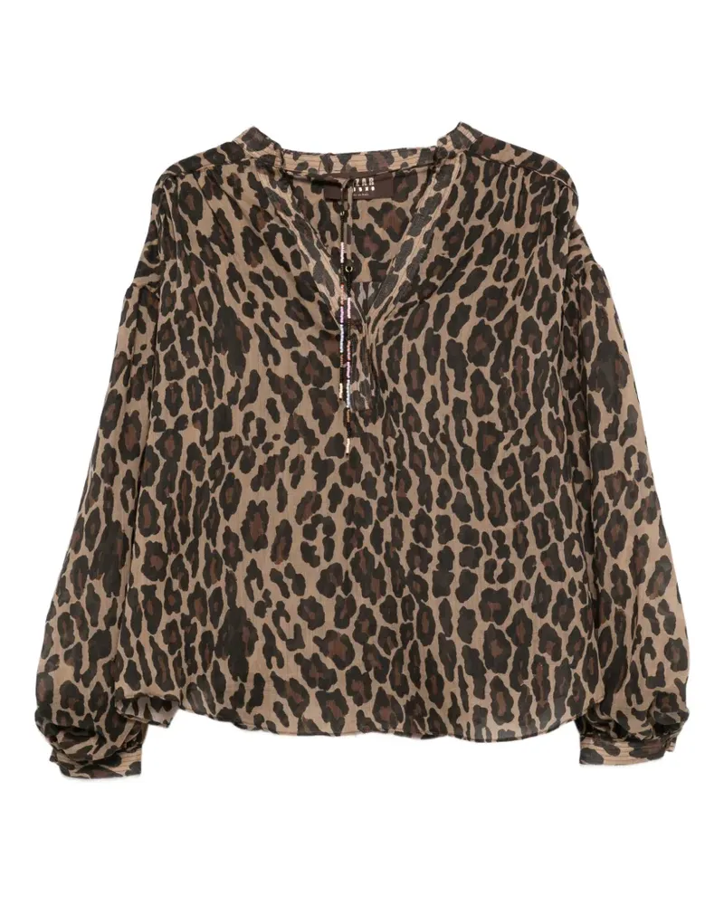 Bazar Deluxe leopard-print shirt - Nude Nude