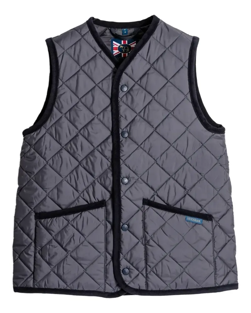 Lavenham Gesteppte Weste - Blau Blau