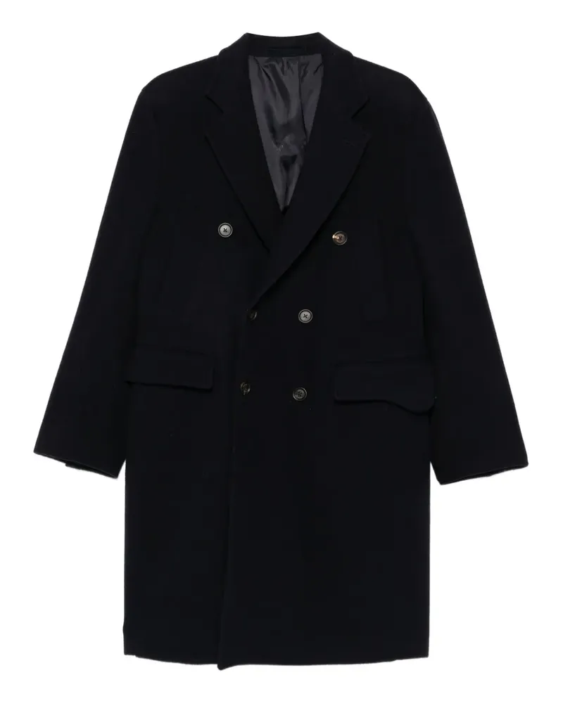 Eleventy Doppelreihiger Mantel - Blau Blau