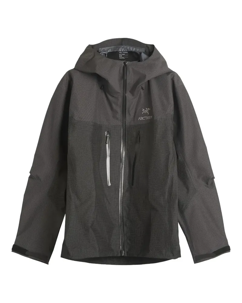Arc'teryx Alpha hooded zip-up jacket - Grau Grau