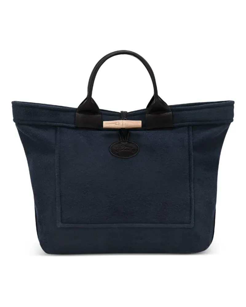 Longchamp Großer Roseau Shopper - Blau Blau