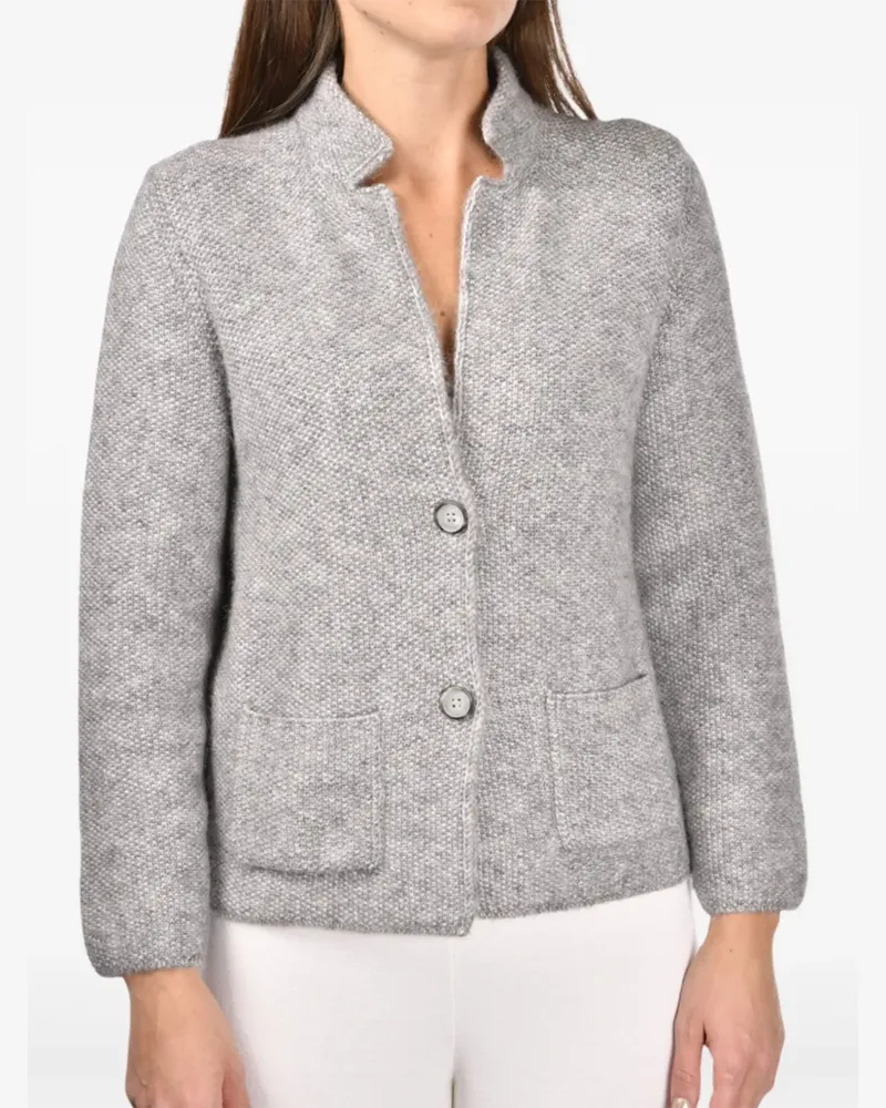 Gran Sasso Jacke mit Knöpfen - Grau Grau