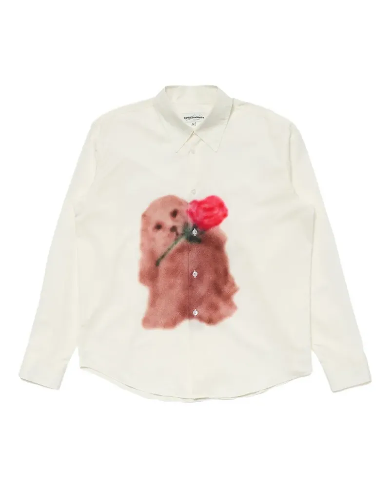 Carne Bollente Bonjour Loverboy graphic-print shirt - Weiß Weiß
