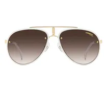 Getönte Pilotenbrille - Gold