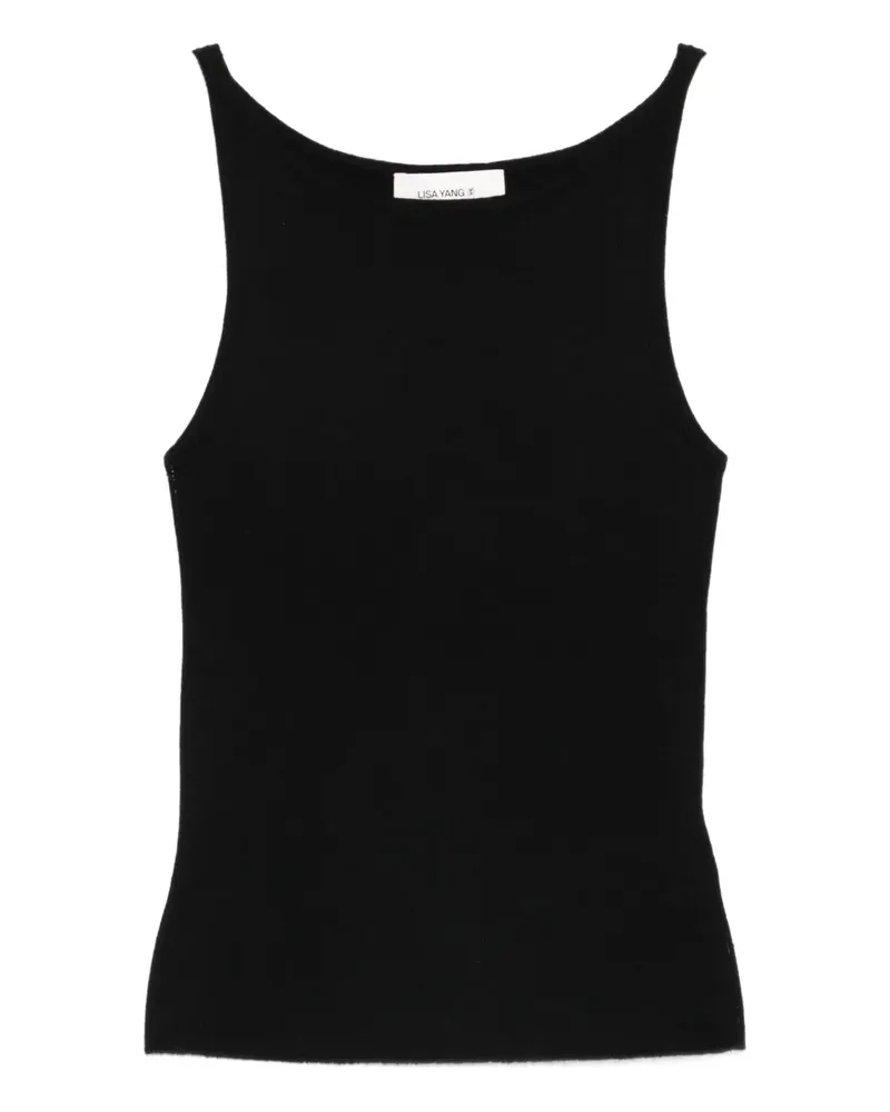 Lisa Yang Lynette sleeveless top - Schwarz Schwarz
