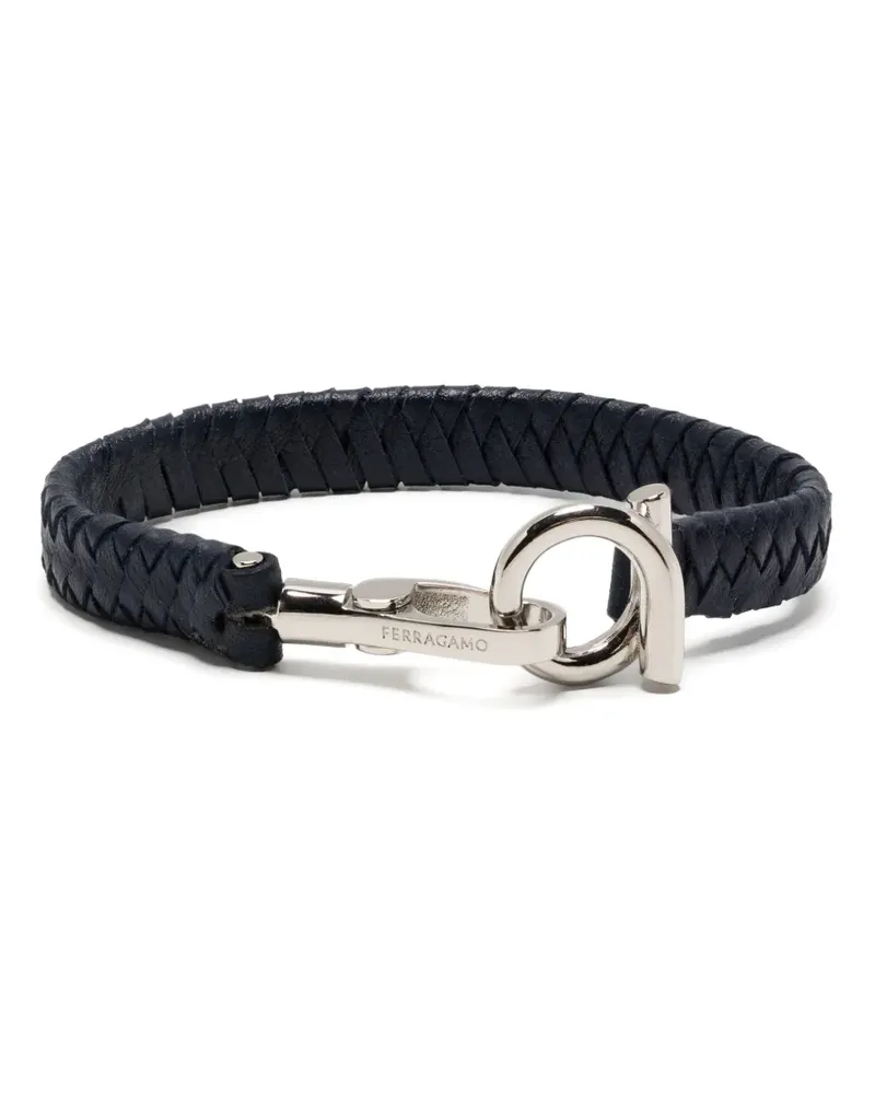 Ferragamo Armband aus Leder - Blau Blau