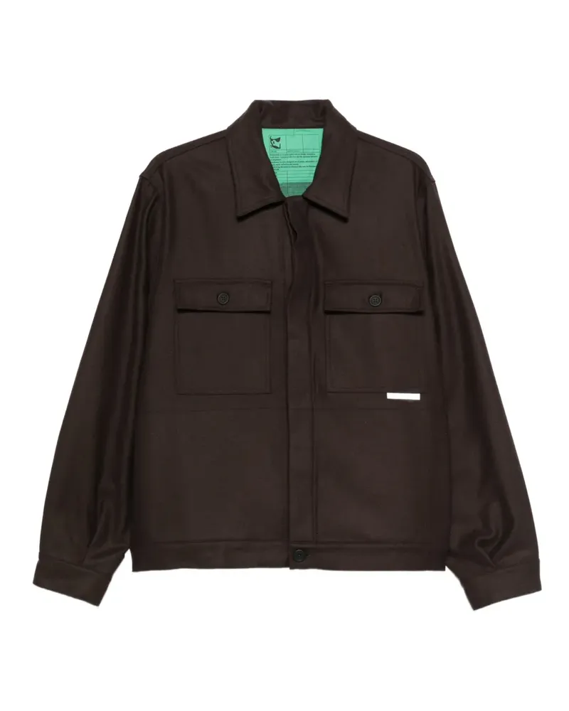 GR10K Jacke mit Kragen - Braun Braun