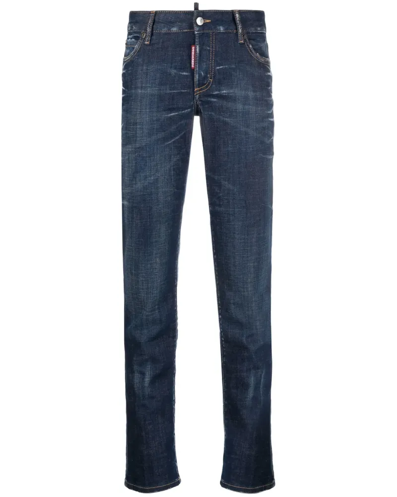 Dsquared2 Tief sitzende Skinny-Jeans - Blau Blau