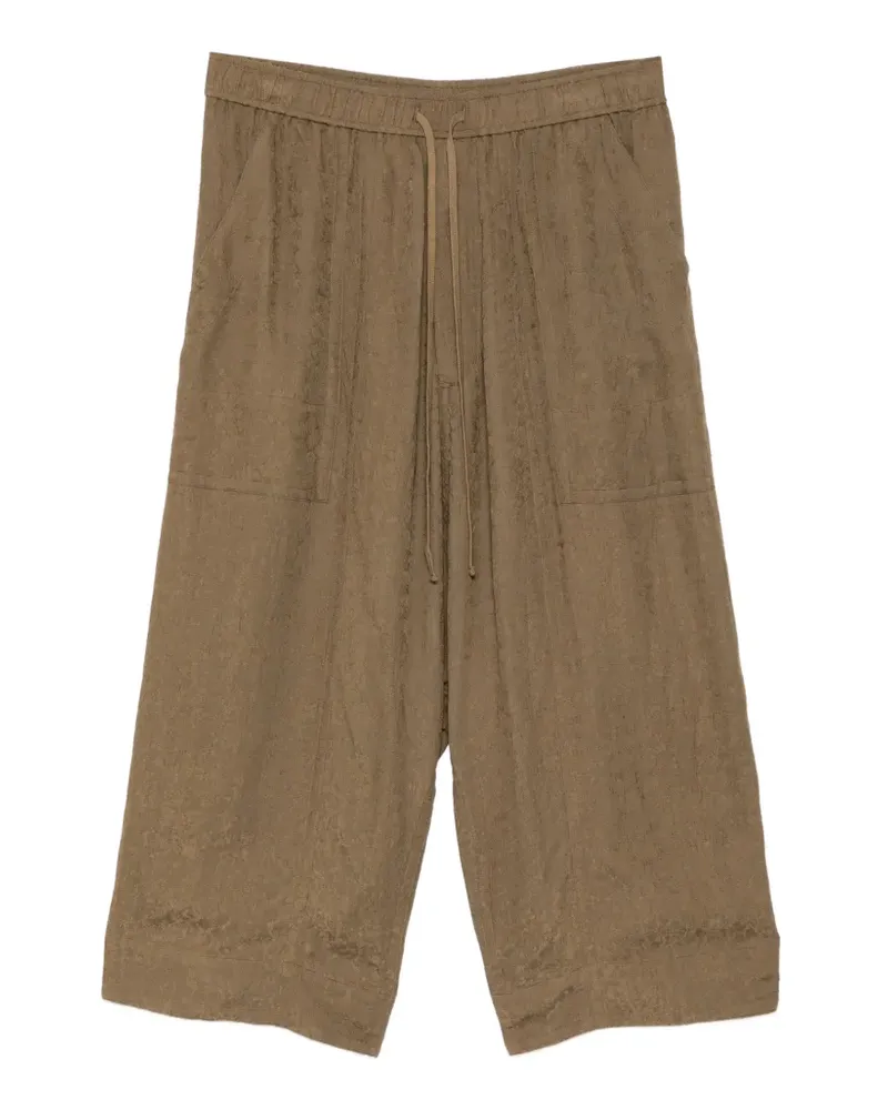 Julius cropped wide-leg trousers - Braun Braun