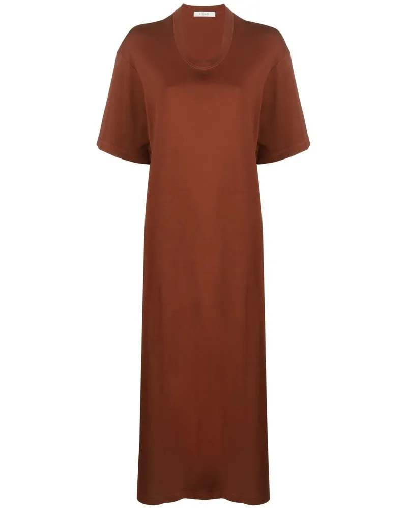 Christophe Lemaire T-Shirt mit rundem Ausschnitt - Braun Braun