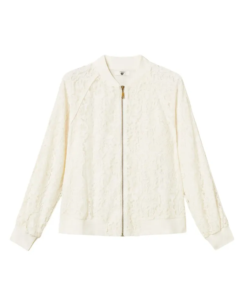 Twin-Set Sweatshirt mit Spitze - Weiß Weiß