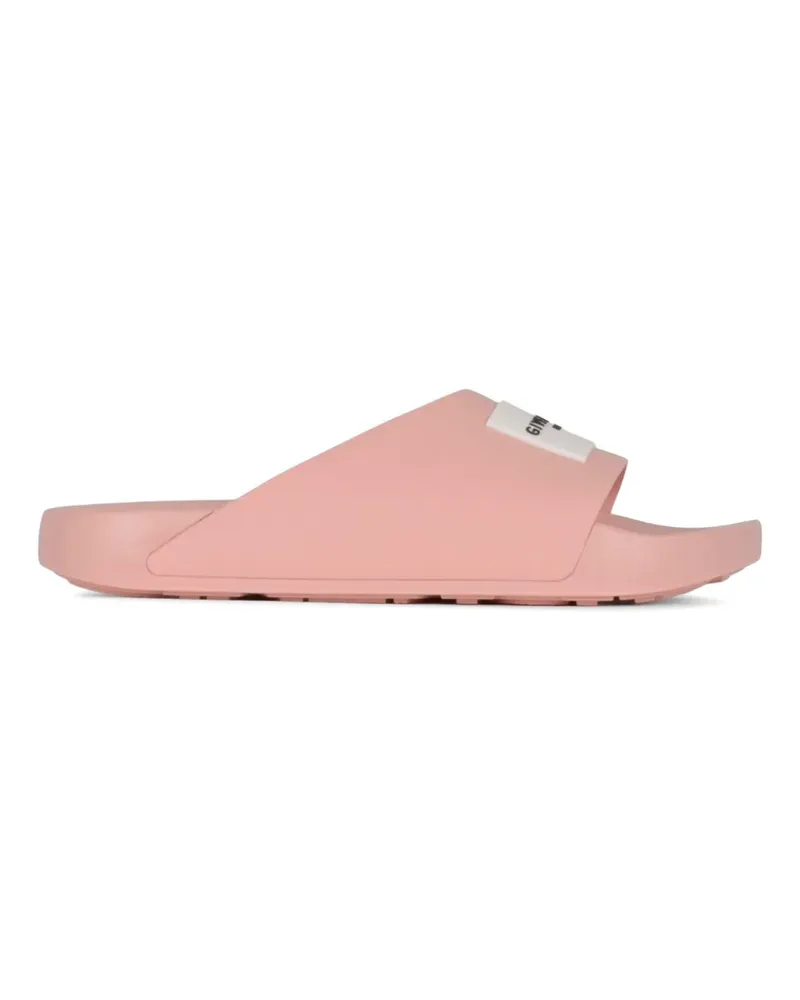 Givenchy logo-patch slides - Rosa Rosa