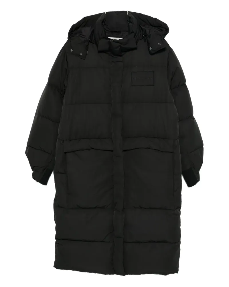 Iceberg hooded down coat - Schwarz Schwarz