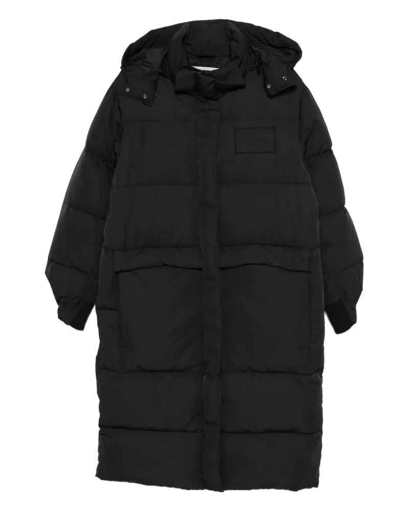 Iceberg hooded down coat - Schwarz Schwarz