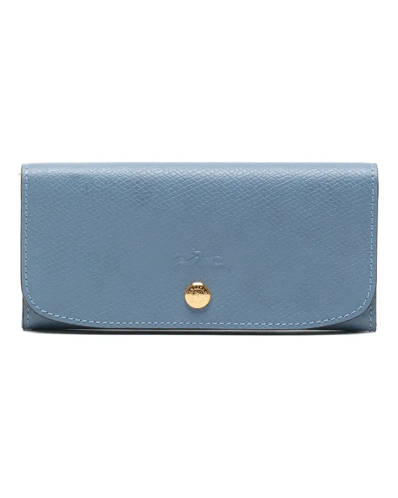 Longchamp Épure logo-embossed wallet - Blau Blau