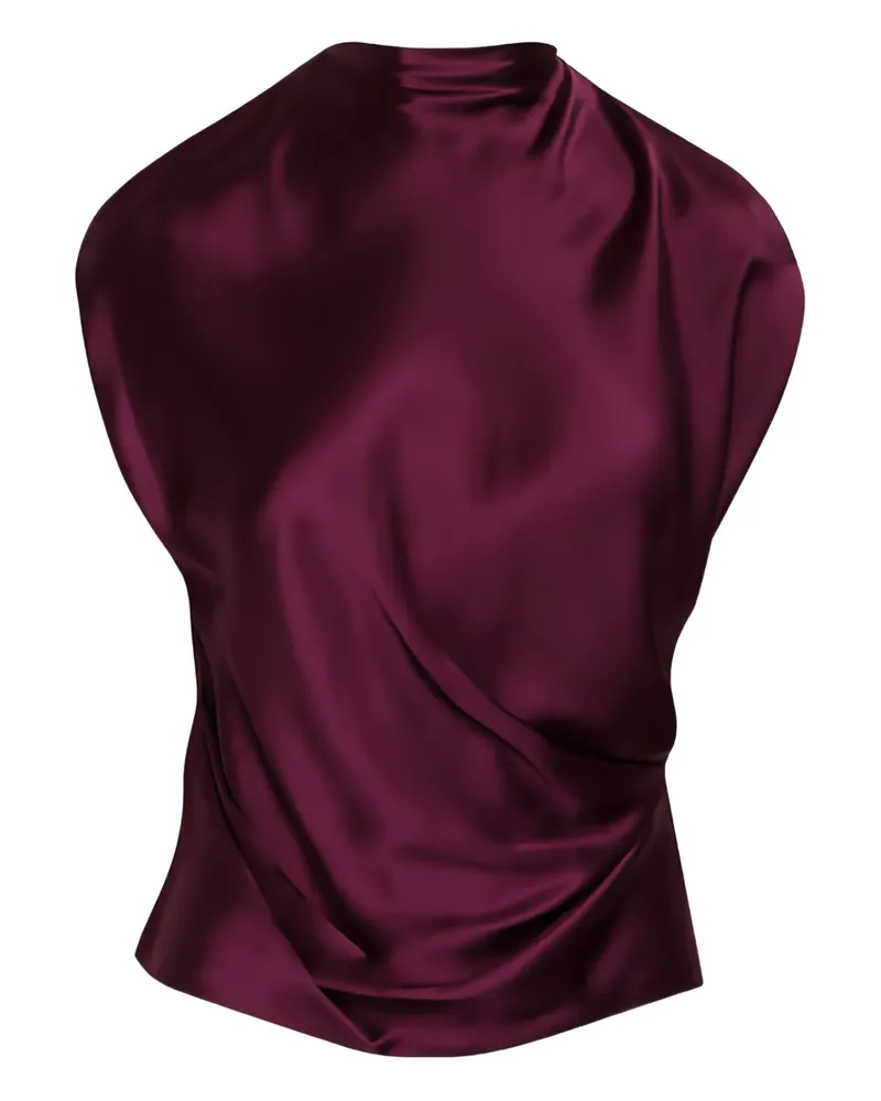 The Sei Drapierte Bluse - Violett Violett