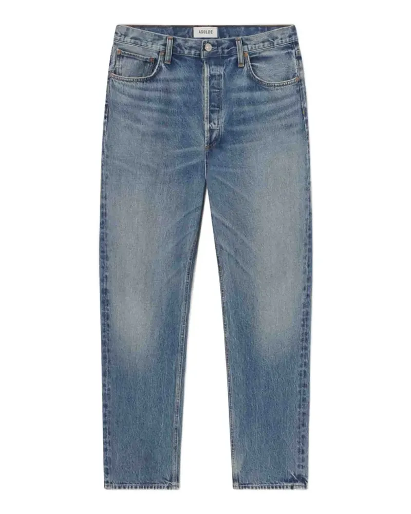 AGOLDE 90's faded-effect straight-leg jeans - Blau Blau