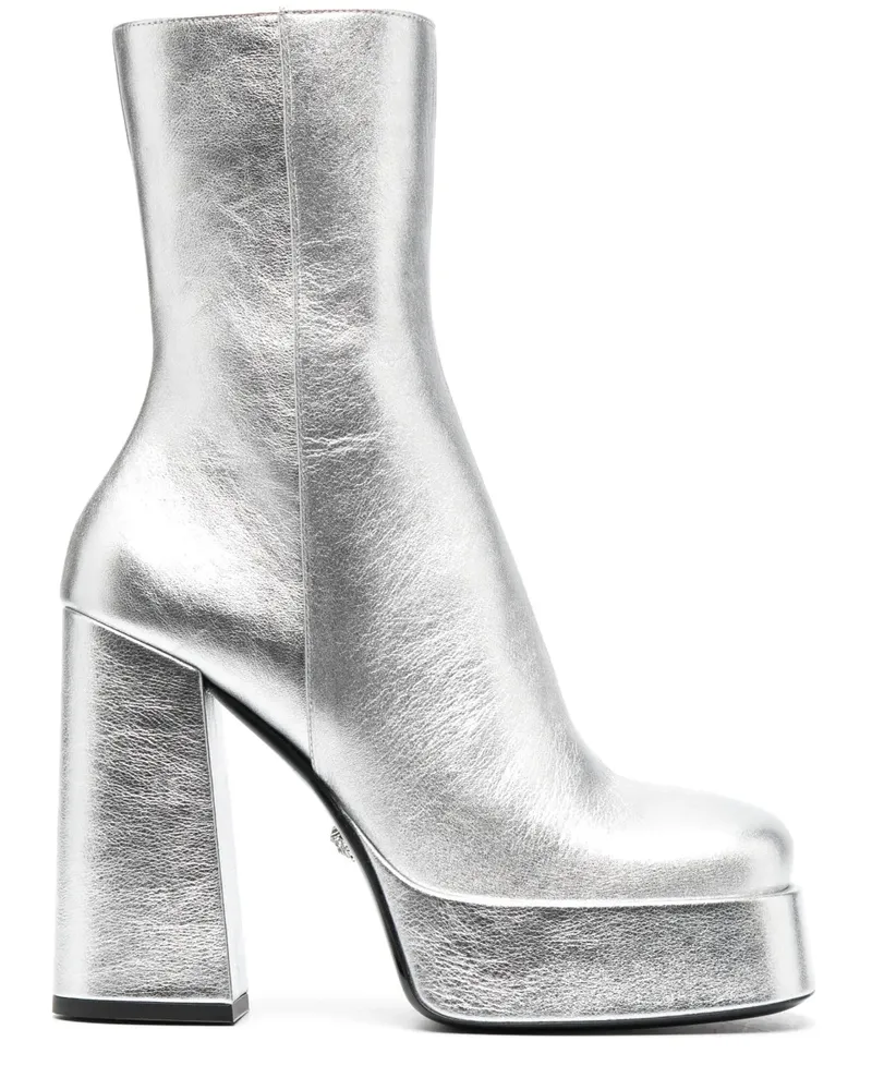 Versace Stiefel im Metallic-Look 170mm - Silber Silber