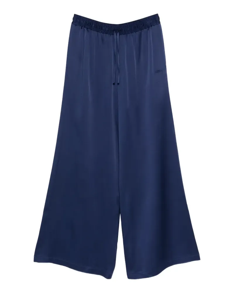 Stella McCartney drawstring wide-leg trousers - Blau Blau