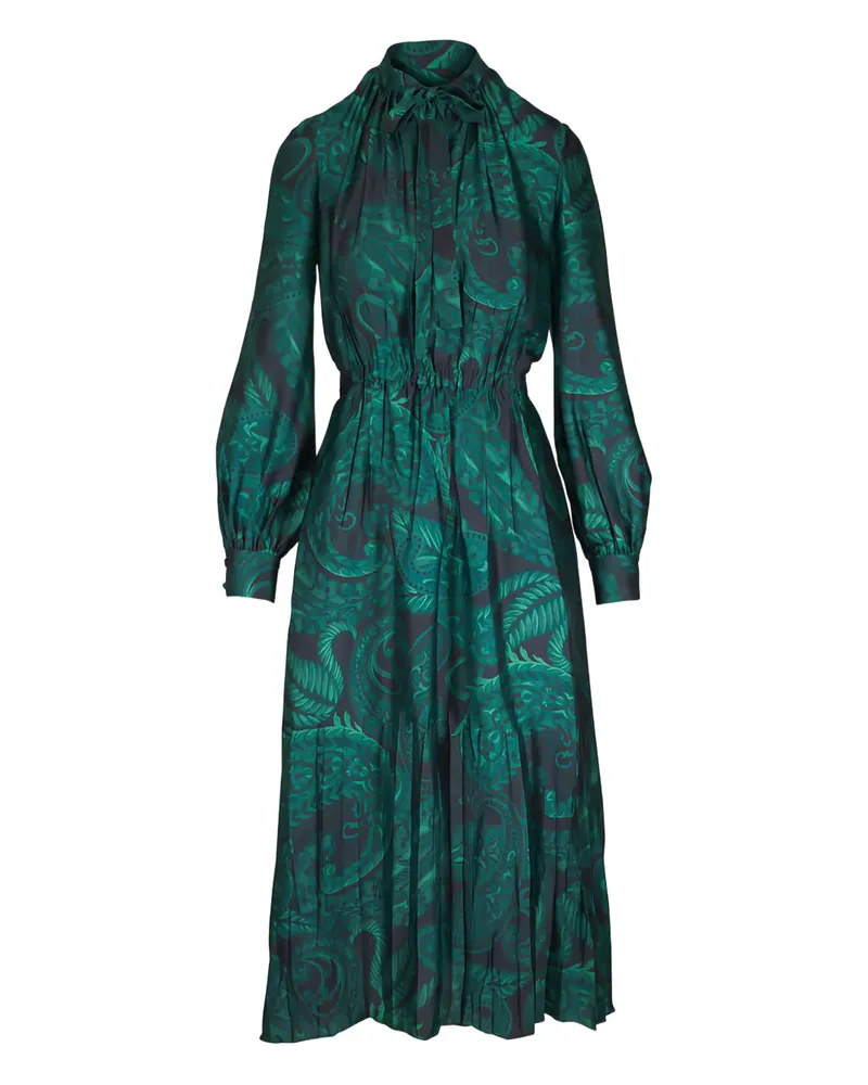 Etro Midikleid mit langen Ärmeln - Grün Grün