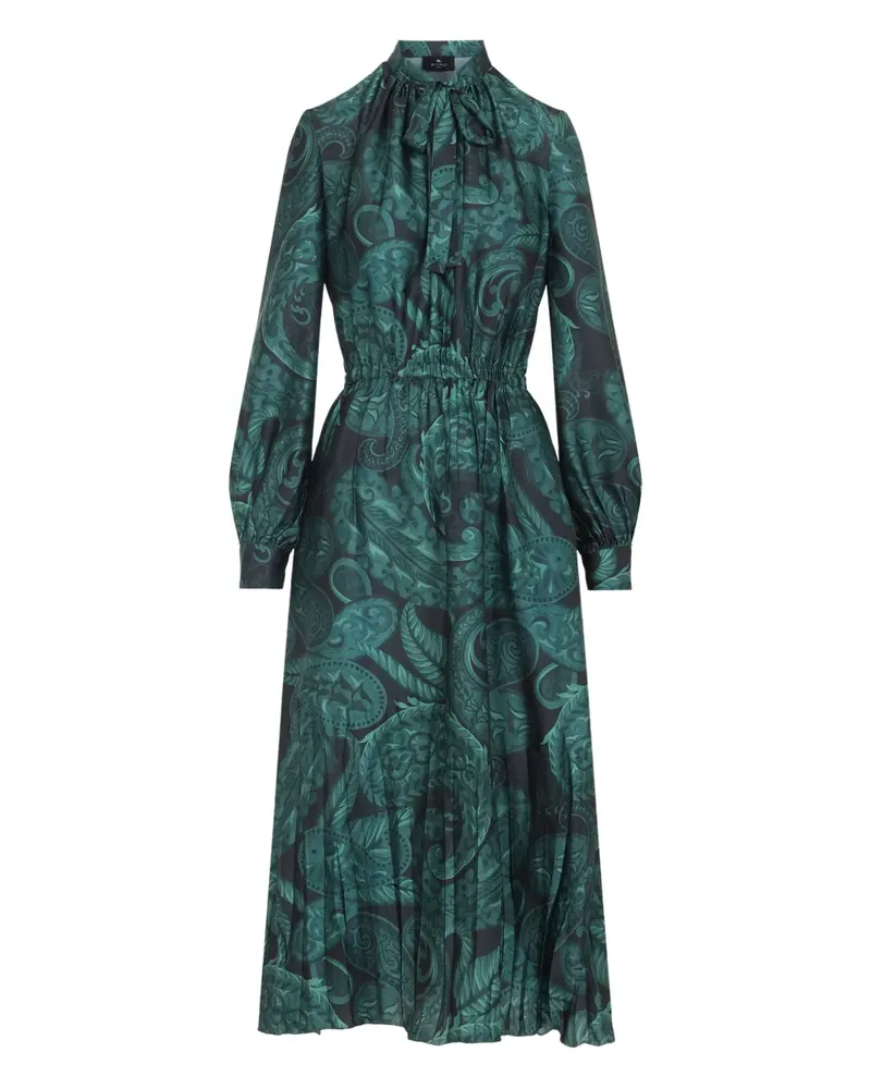 Etro long-sleeve midi dress - Grün Grün