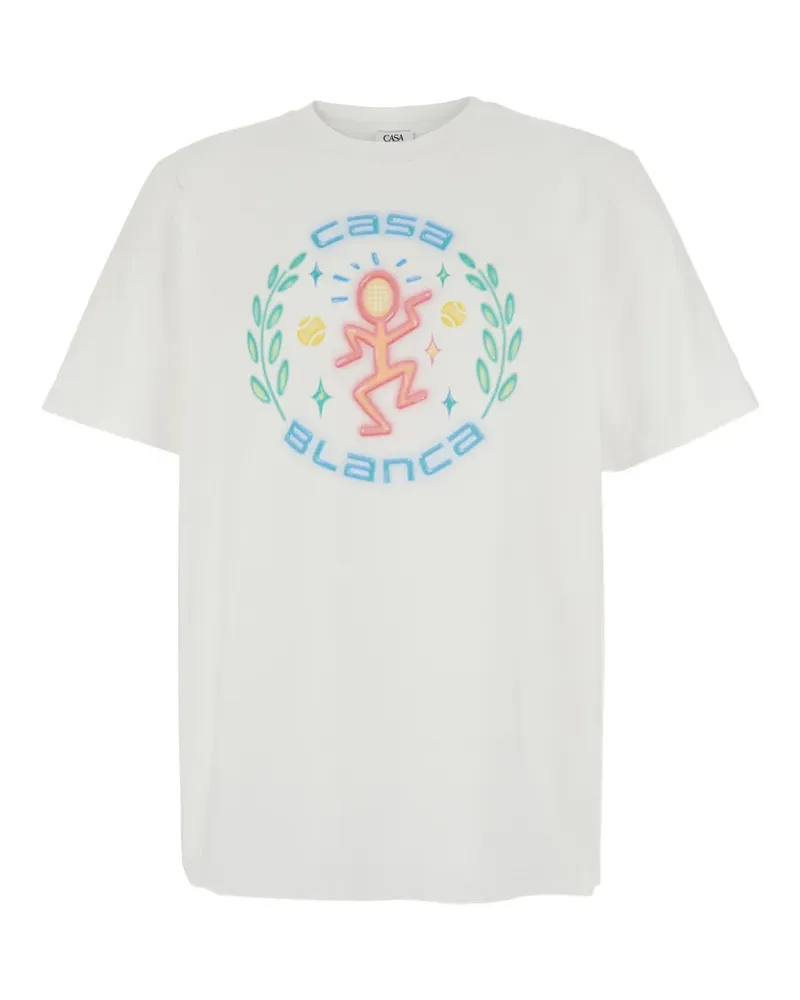 Casablanca Paris printed T-shirt - Weiß Weiß