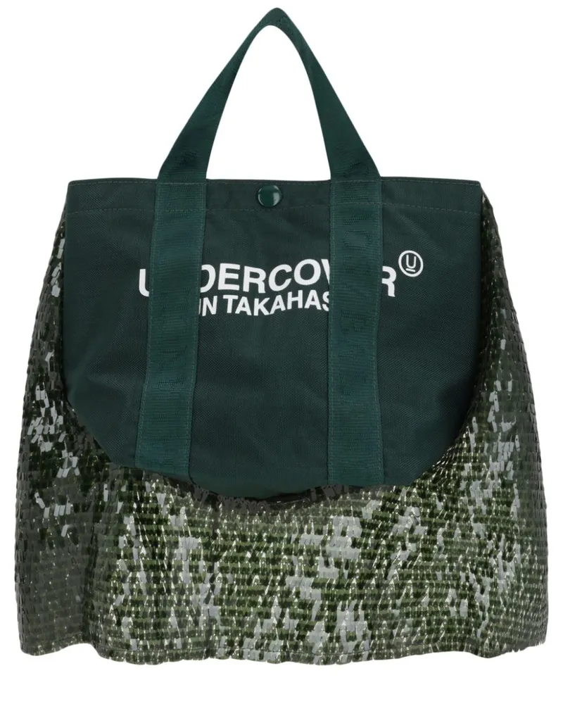 Undercover Handtasche mit Pailletten - Grün Grün