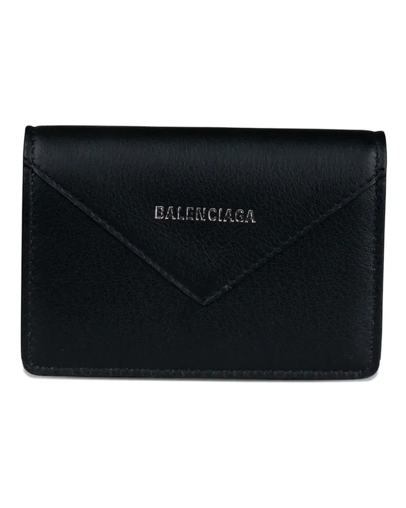 Balenciaga Paper Portemonnaie - Schwarz Schwarz