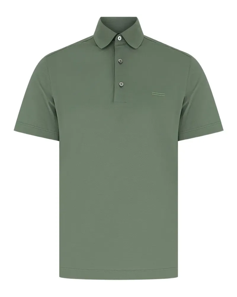 Ermenegildo Zegna short-sleeve polo shirt - Grün Grün