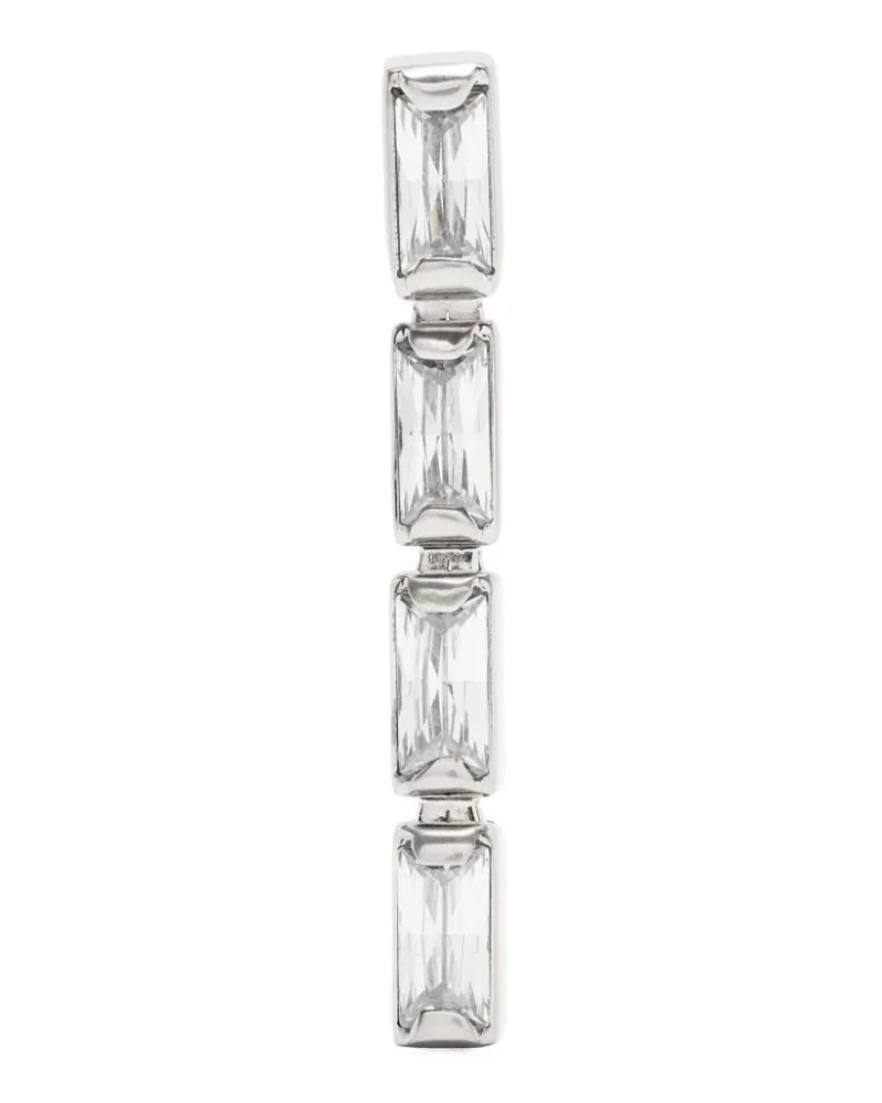 Jil Sander Ohrring mit Kristallen - Silber Silber