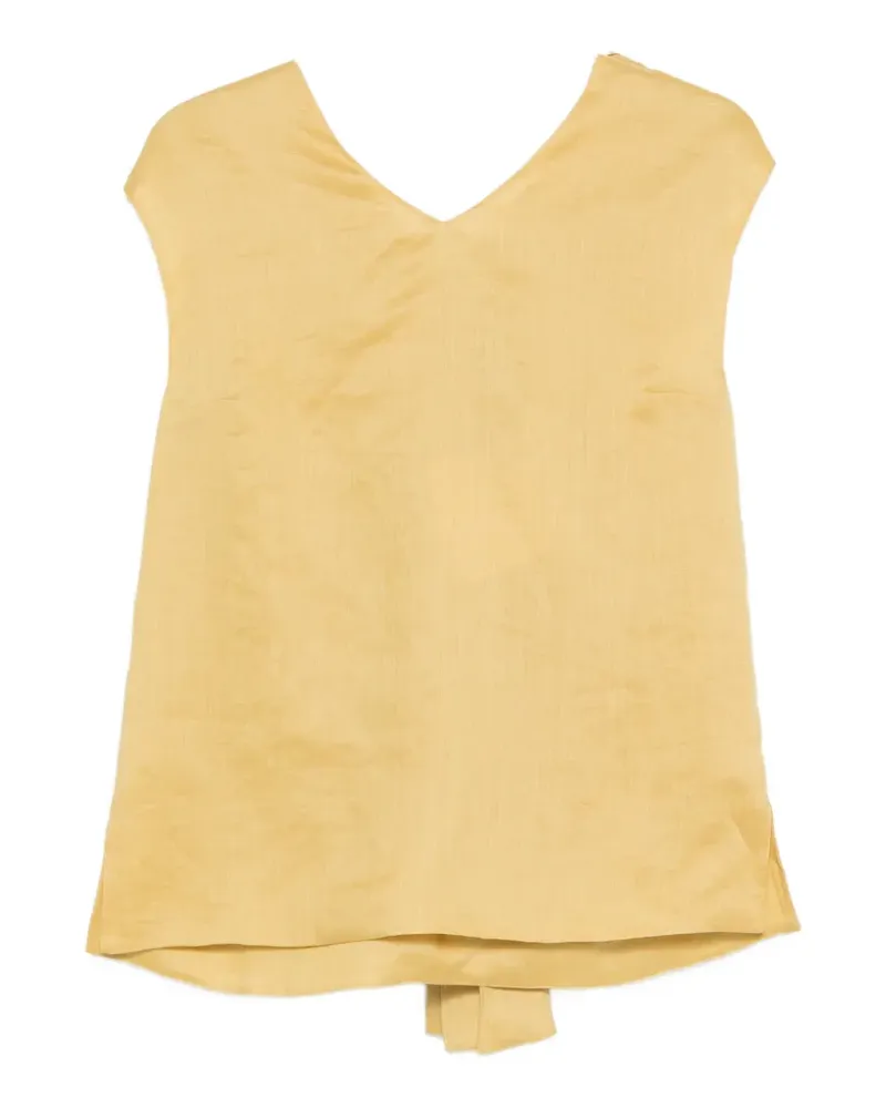 Max Mara V-neck sleeveless top - Gelb Gelb