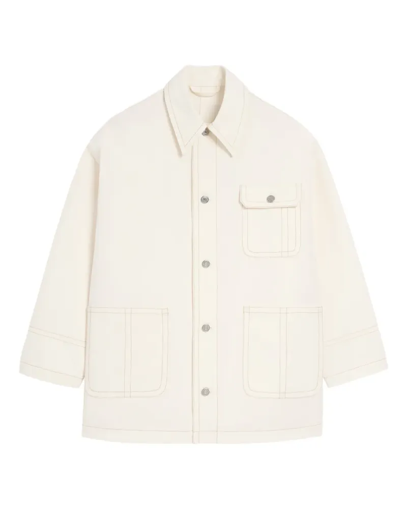 AMI Paris Jacke im Workwear-Look - Nude Nude