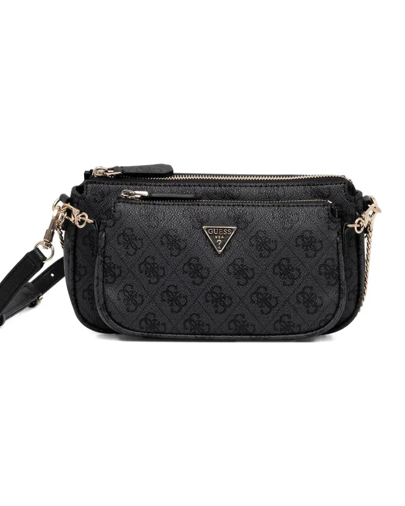Guess Noelle Umhängetasche mit Monogramm - Schwarz Schwarz