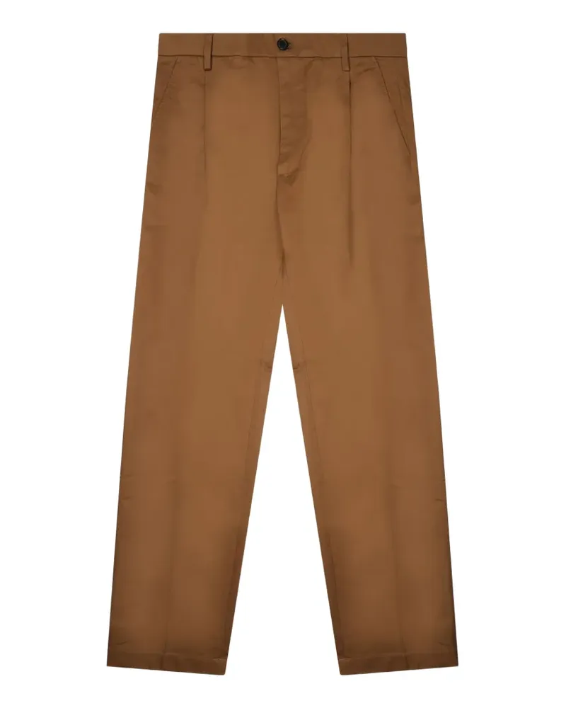 Department 5 Gin pleated straight-leg trousers - Braun Braun
