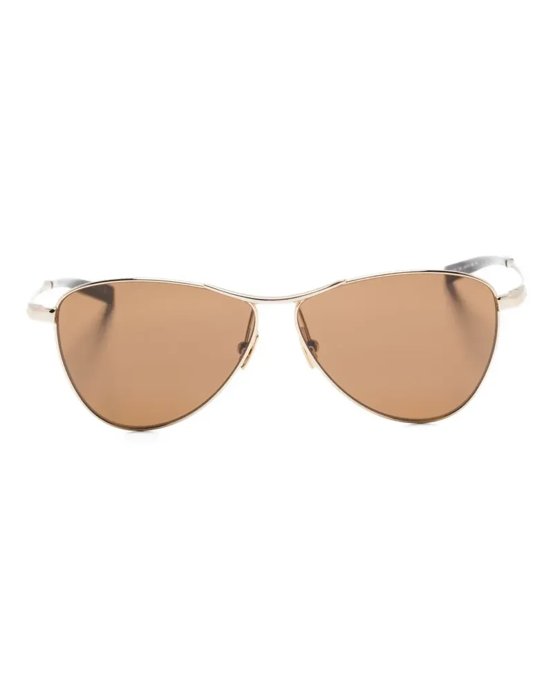 Saint Laurent pilot-frame sunglasses - Gold Gold