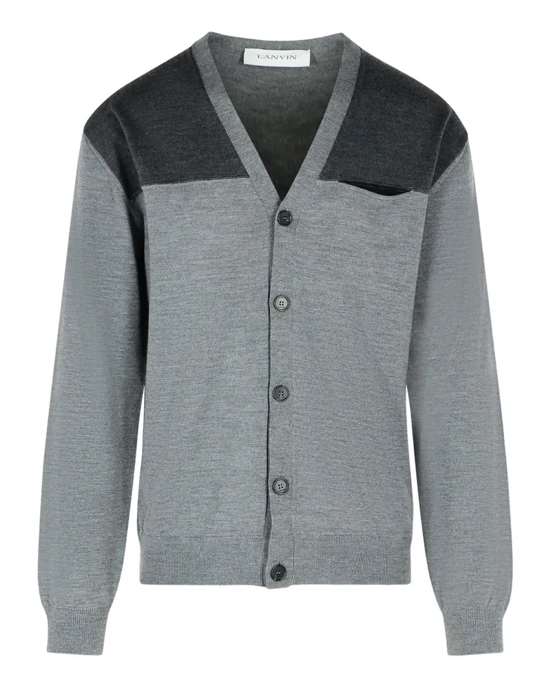 Lanvin V-neck wool cardigan - Grau Grau