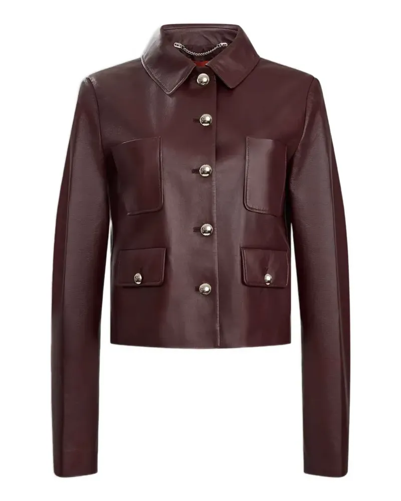 Altuzarra four pockets leather jacket - Braun Braun