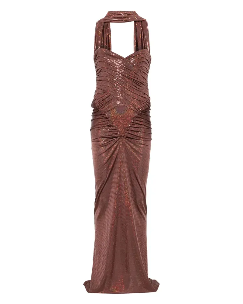 The New Arrivals Ilkyaz Ozel Ärmelloses Kleid - Braun Braun