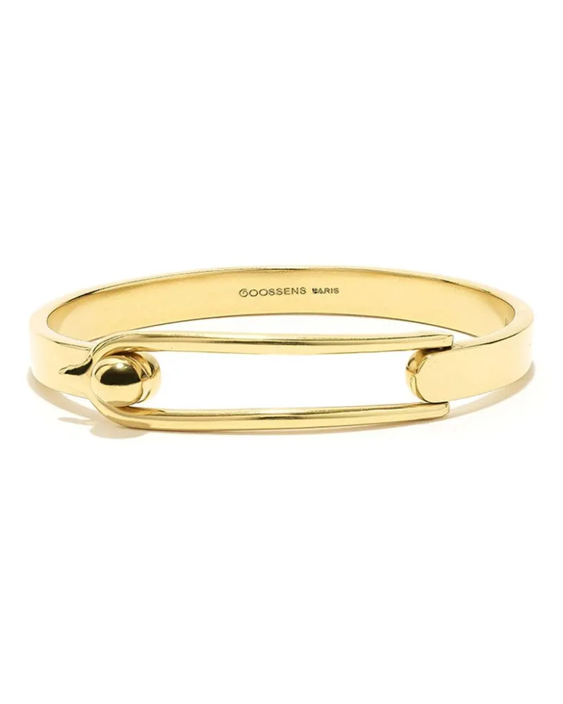 Goossens Paris Boucle Armband mit Logo-Gravur - Gold Gold