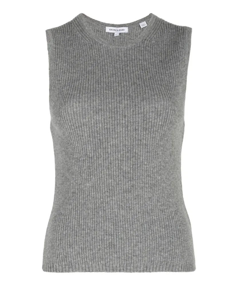 Veronica Beard Sid ribbed tank top - Grau Grau