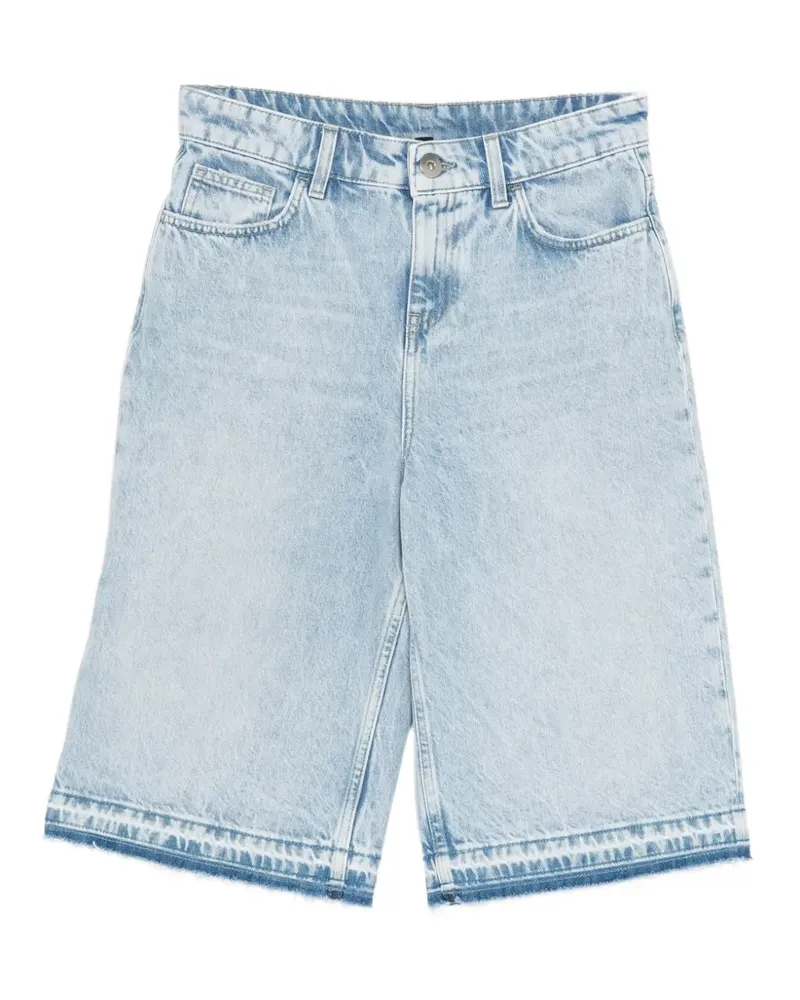 James Perse Jeans-Shorts mit ausgefranstem Saum - Blau Blau