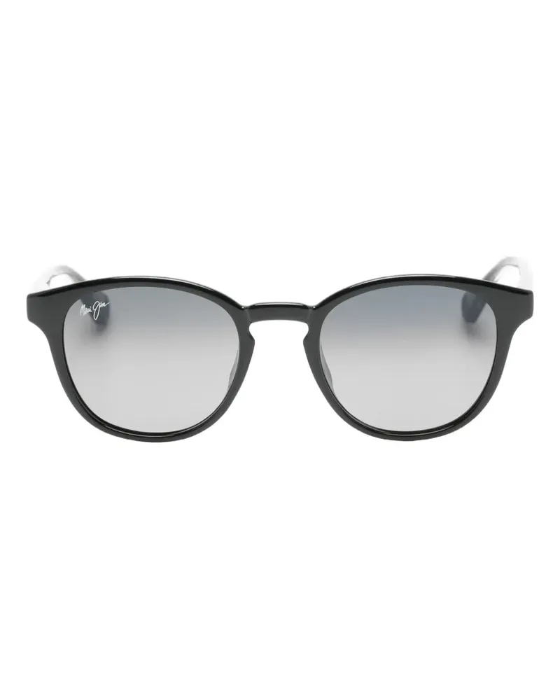 Maui Jim Hiehie Sonnenbrille mit rundem Gestell - Grau Grau