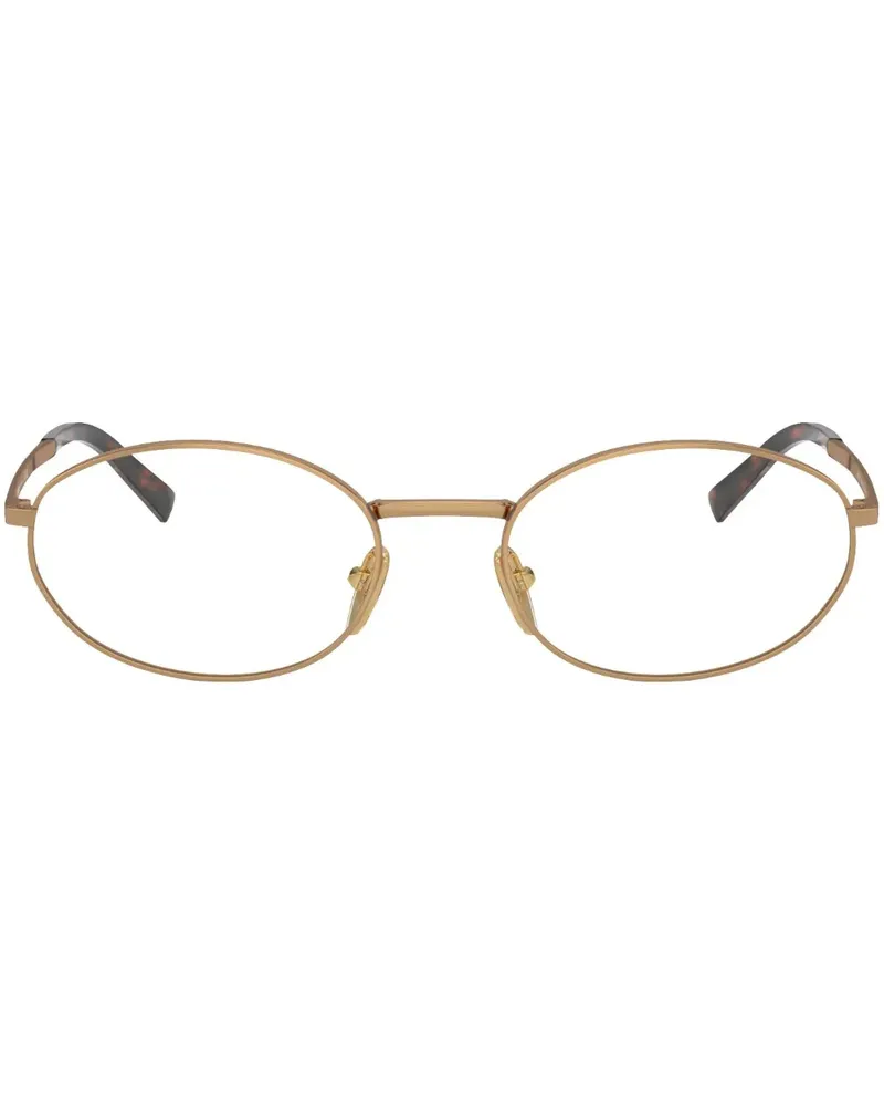 Prada Brille mit Metallgestell - Gold Gold