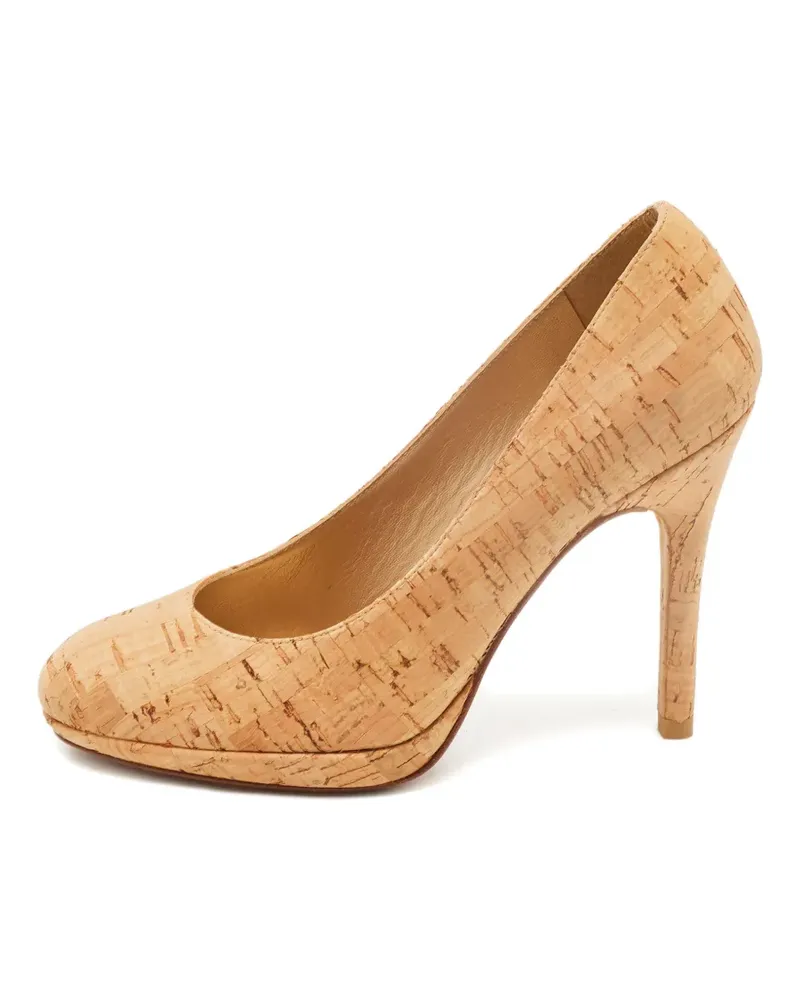 Stuart Weitzman Pumps aus Kork 105mm - Nude Nude