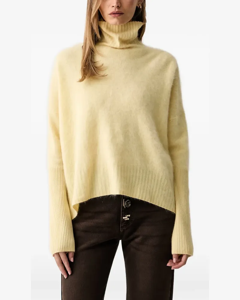 VICOLO Pullover mit tiefen Schultern - Gelb Gelb