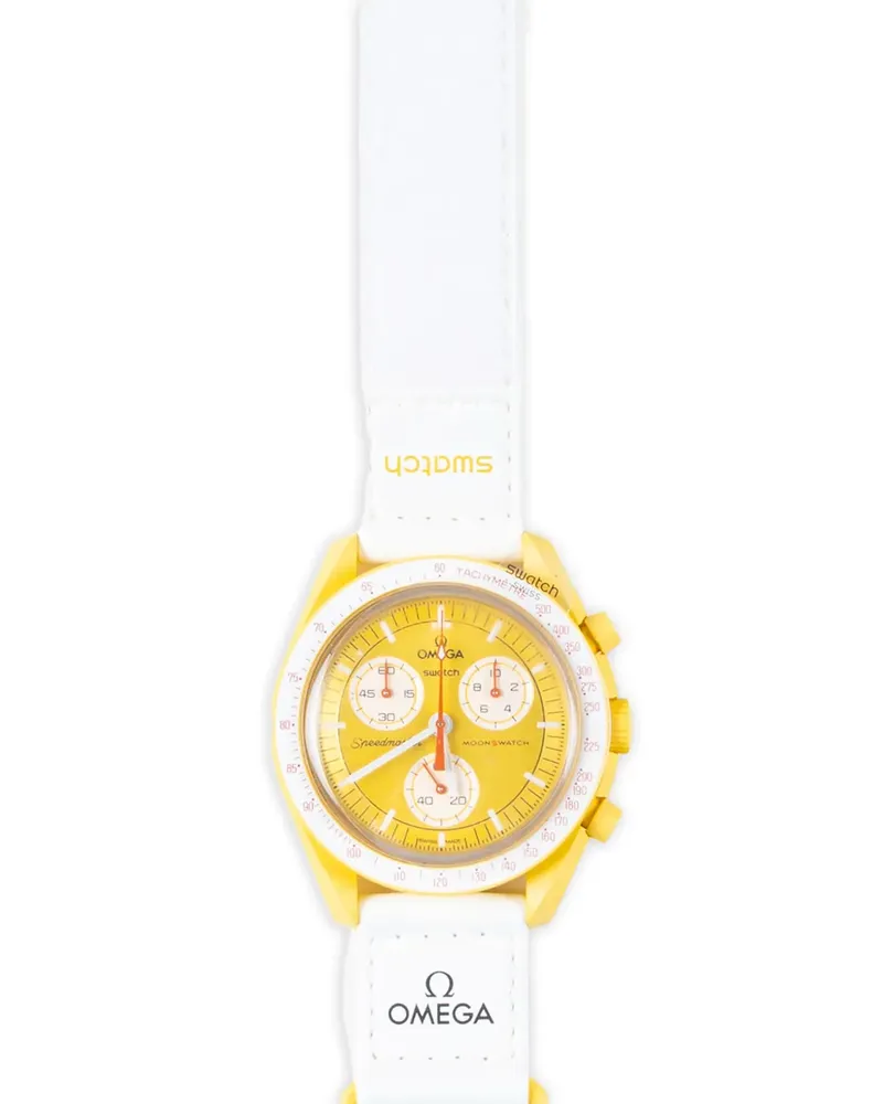 Swatch x  Speedmasters Moon Armbanduhr 42mm - Gelb Gelb