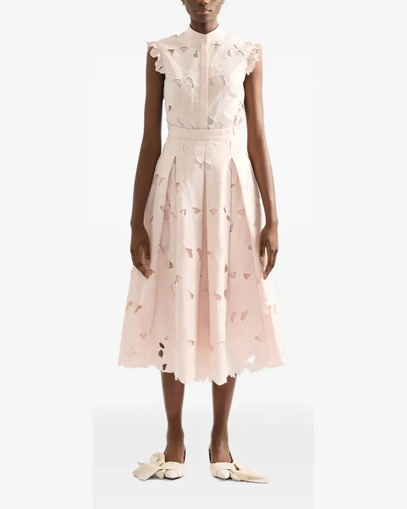 Erdem Ärmelloses Hemd mit Blumenmuster - Rosa Rosa