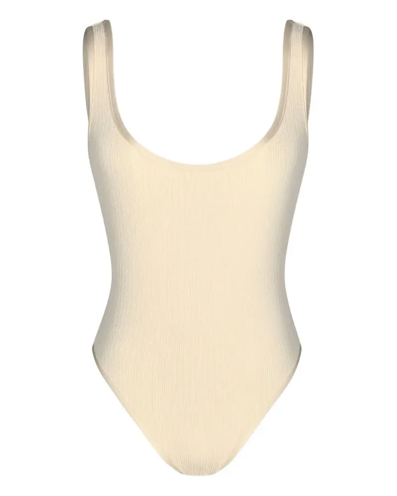 Johanna Ortiz Explorer Badeanzug mit Knitteroptik - Nude Nude